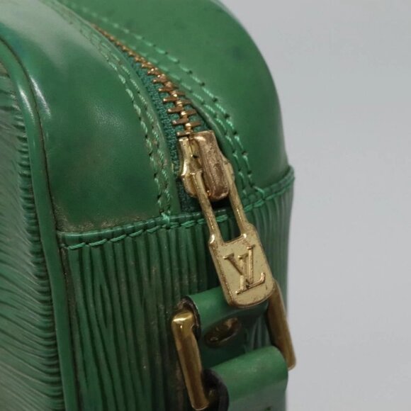 LOUIS VUITTON Epi Trocadero 23 Shoulder Bag Green M52304 LV Auth 132041 - Picture 9 of 16